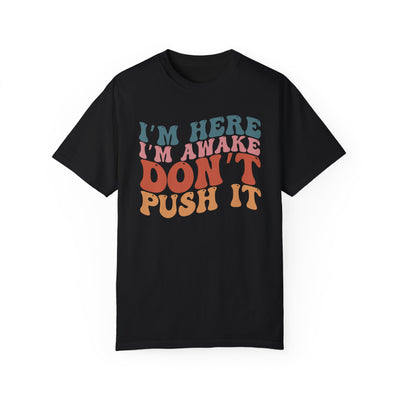 Don't Push It T-Shirt (COMFORT COLORS)