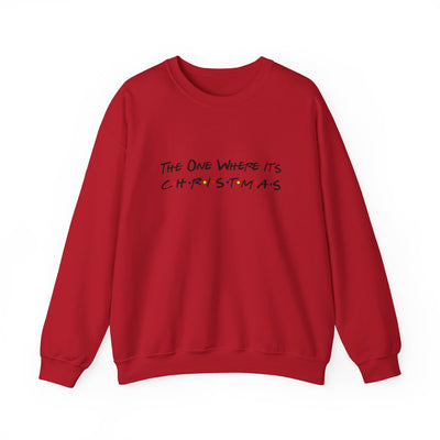 THE ONE WHERE IT'S CHRISTMAS SWEATSHIRT (GILDAN)