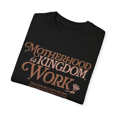 Motherhood Kingdom Psalm T-shirt (Comfort Colors)
