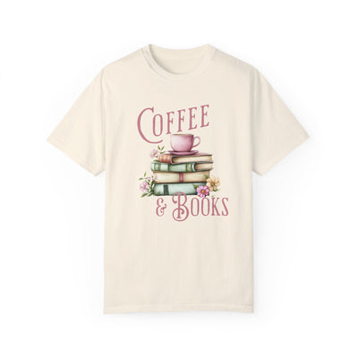 Coffee and Books T-shirt (COMFORT COLORS)