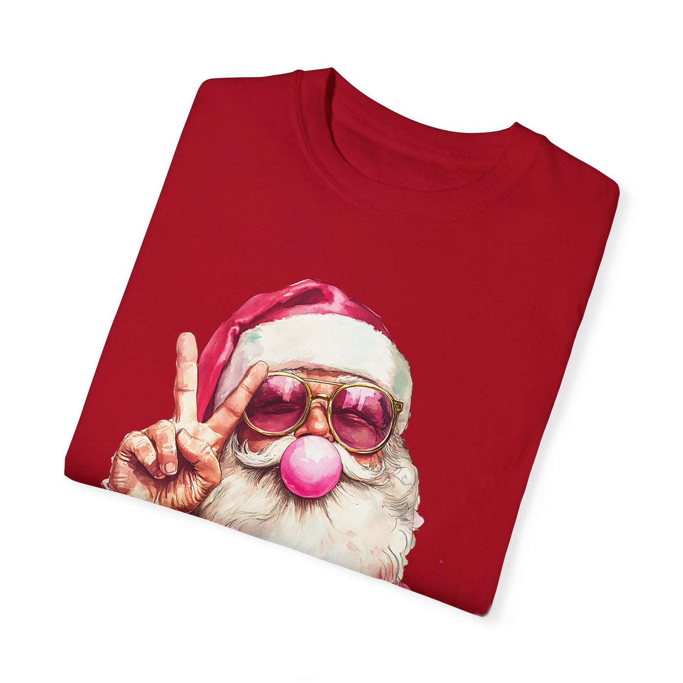 BUBBLE GUM SANTA (COMFORT COLORS)