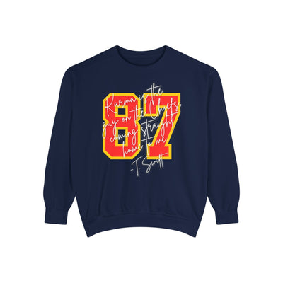 87 Karma Football Season Sweatshirt (COMFORT COLORS)