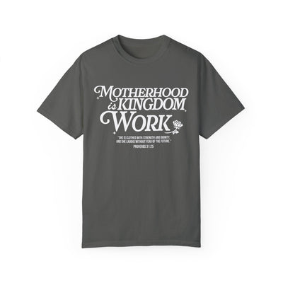 Motherhood Kingdom Psalm T-shirt (Comfort Colors)