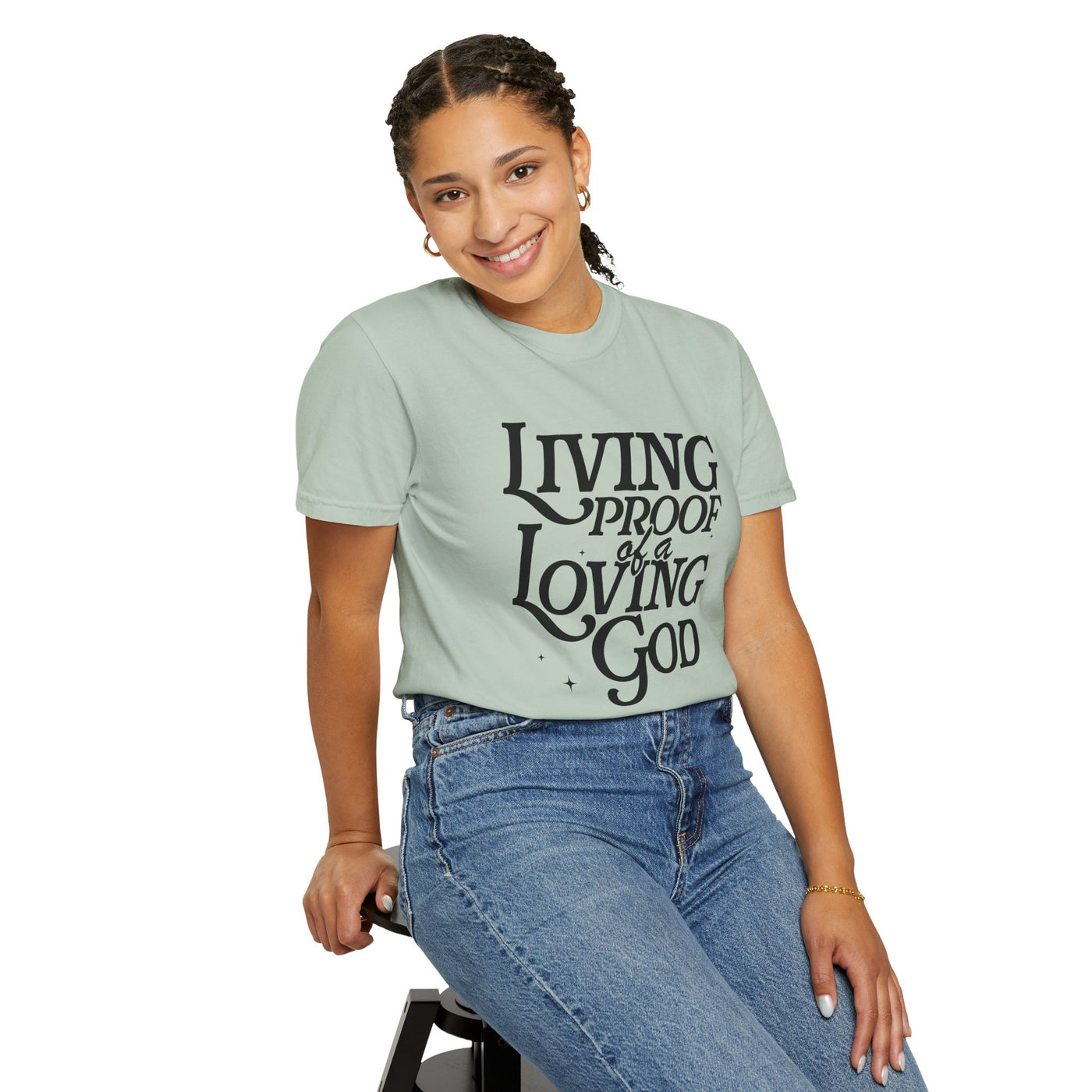 Living Proof of a Loving God Graphic T-shirt (Comfort Colors)