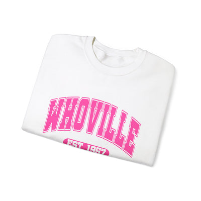 WHOVILLE UNIVERSITY 2 SIDED PRINT SWEATSHIRT (GILDAN)