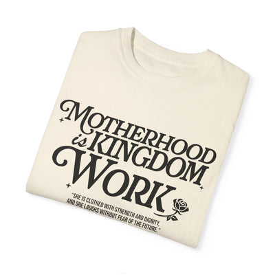 Motherhood Kingdom Psalm T-shirt (Comfort Colors)