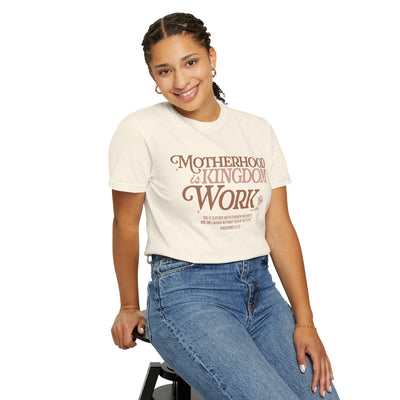 Motherhood Kingdom Psalm T-shirt (Comfort Colors)