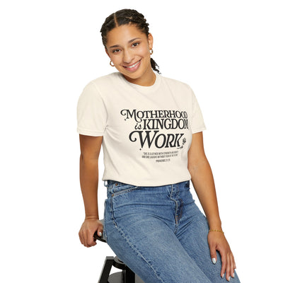 Motherhood Kingdom Psalm T-shirt (Comfort Colors)