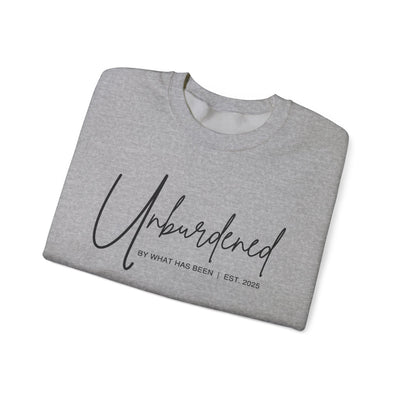 UNBURDENED BY WHAT HAS BEEN SWEATSHIRT (GILDAN)