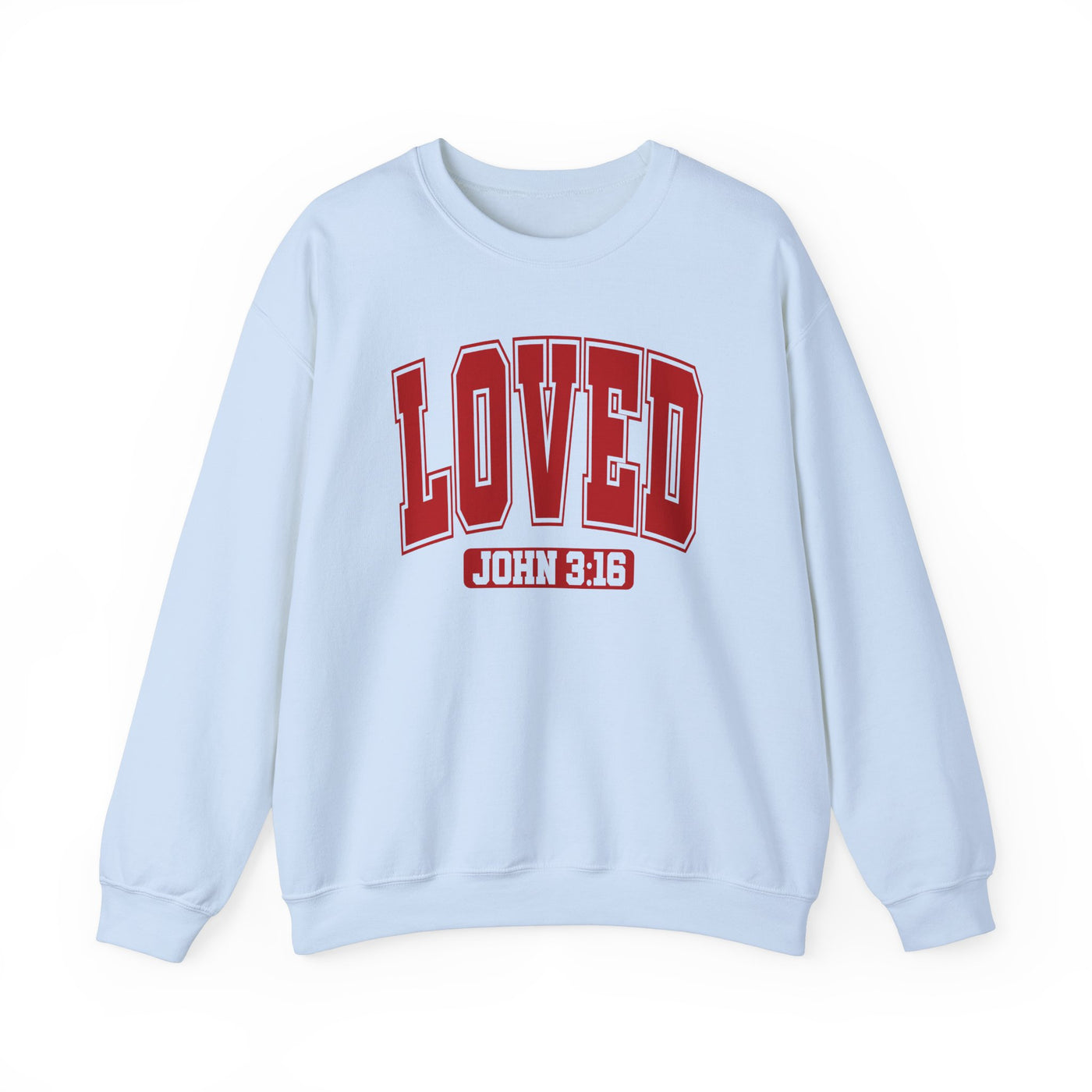 Loved John 3:16 Sweatshirt (GILDAN)