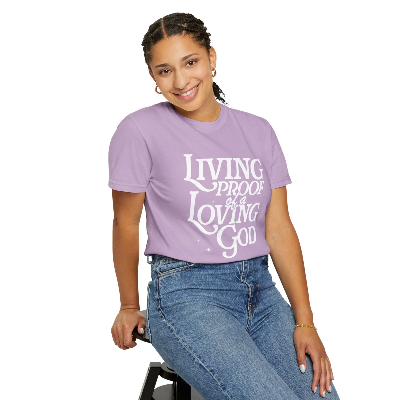 Living Proof of a Loving God Graphic T-shirt (Comfort Colors)
