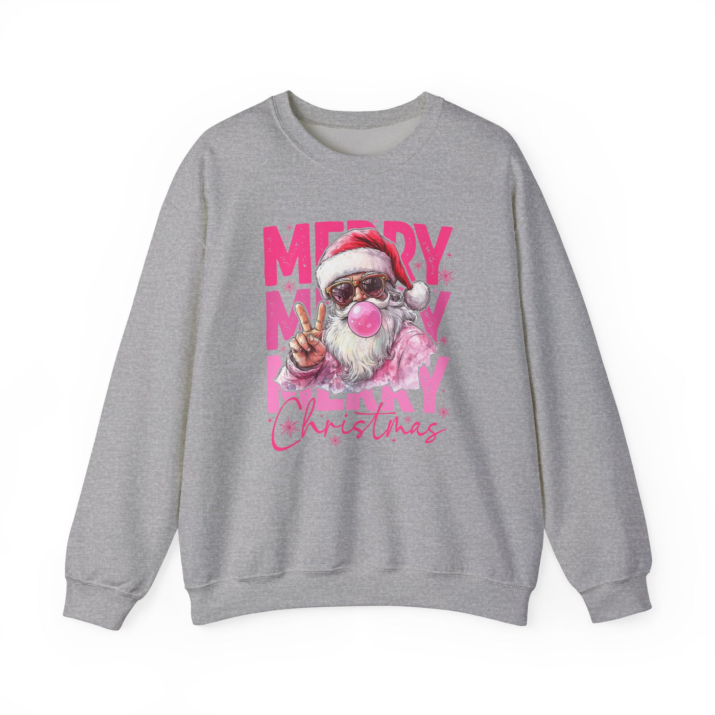 MERRY MERRY MERRY CHIRSTMAS SWEATSHIRT (GILDAN)