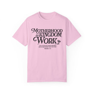 Motherhood Kingdom Psalm T-shirt (Comfort Colors)
