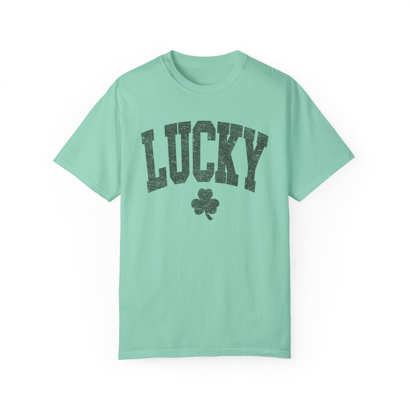 Lucky T-shirt - distressed (Comfort Colors)