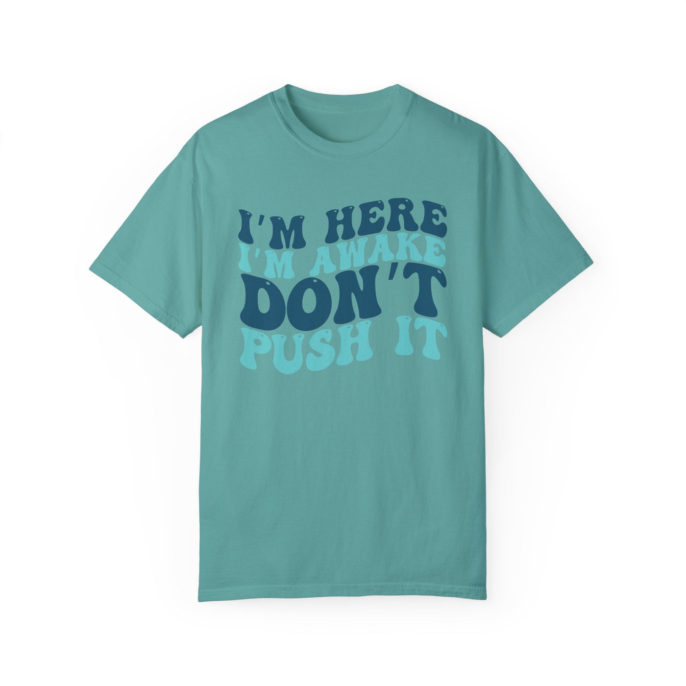 Don't Push It T-Shirt (COMFORT COLORS)