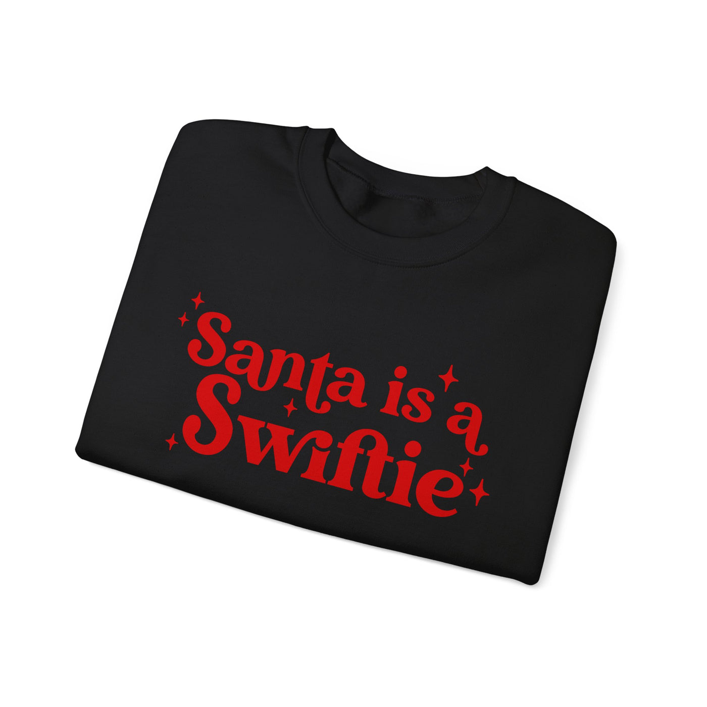 SANTA IS A SWIFTIE SWEATSHIRT (GILDAN)