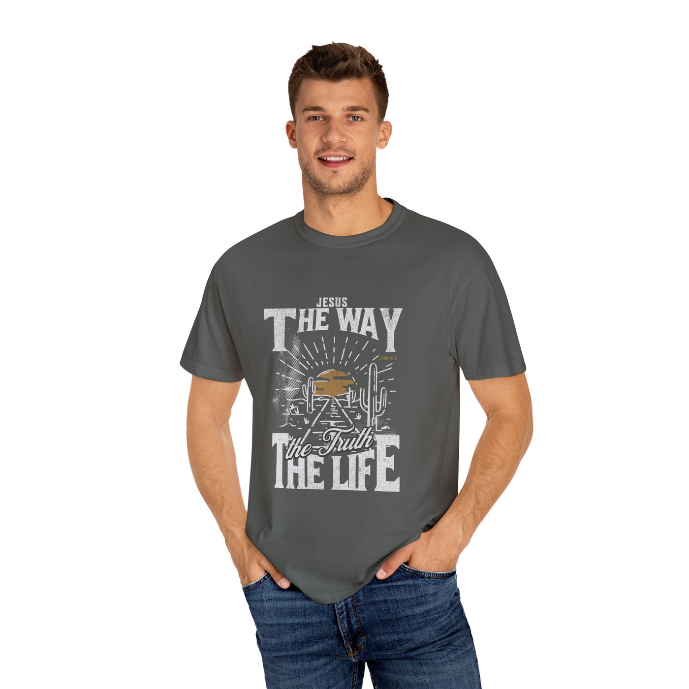 Jesus, The Way, The Truth, The Life T-Shirt (COMFORT COLORS)