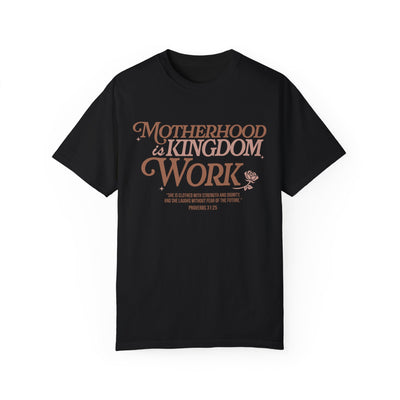 Motherhood Kingdom Psalm T-shirt (Comfort Colors)