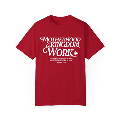 Motherhood Kingdom Psalm T-shirt (Comfort Colors)