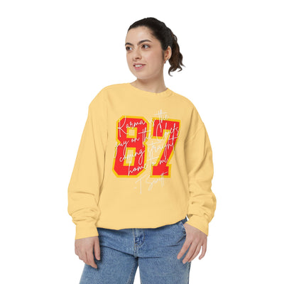 87 Karma Football Season Sweatshirt (COMFORT COLORS)