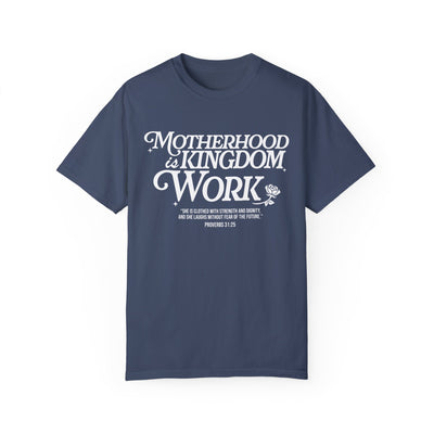 Motherhood Kingdom Psalm T-shirt (Comfort Colors)