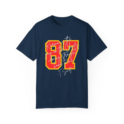 87 Karma Football Season T-shirt (COMFORT COLORS)