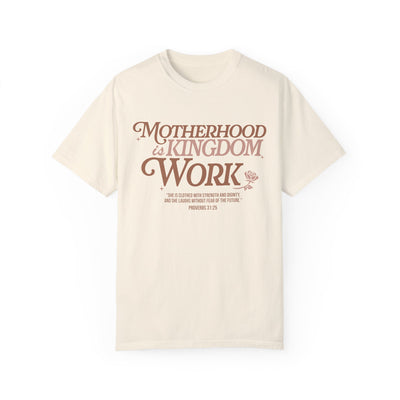 Motherhood Kingdom Psalm T-shirt (Comfort Colors)