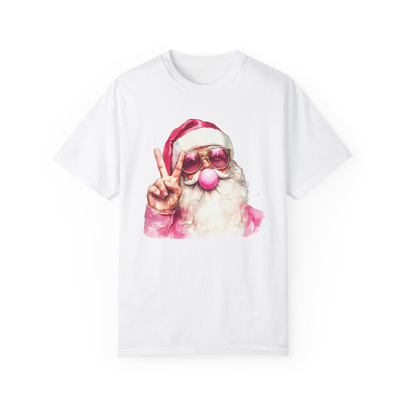 BUBBLE GUM SANTA (COMFORT COLORS)