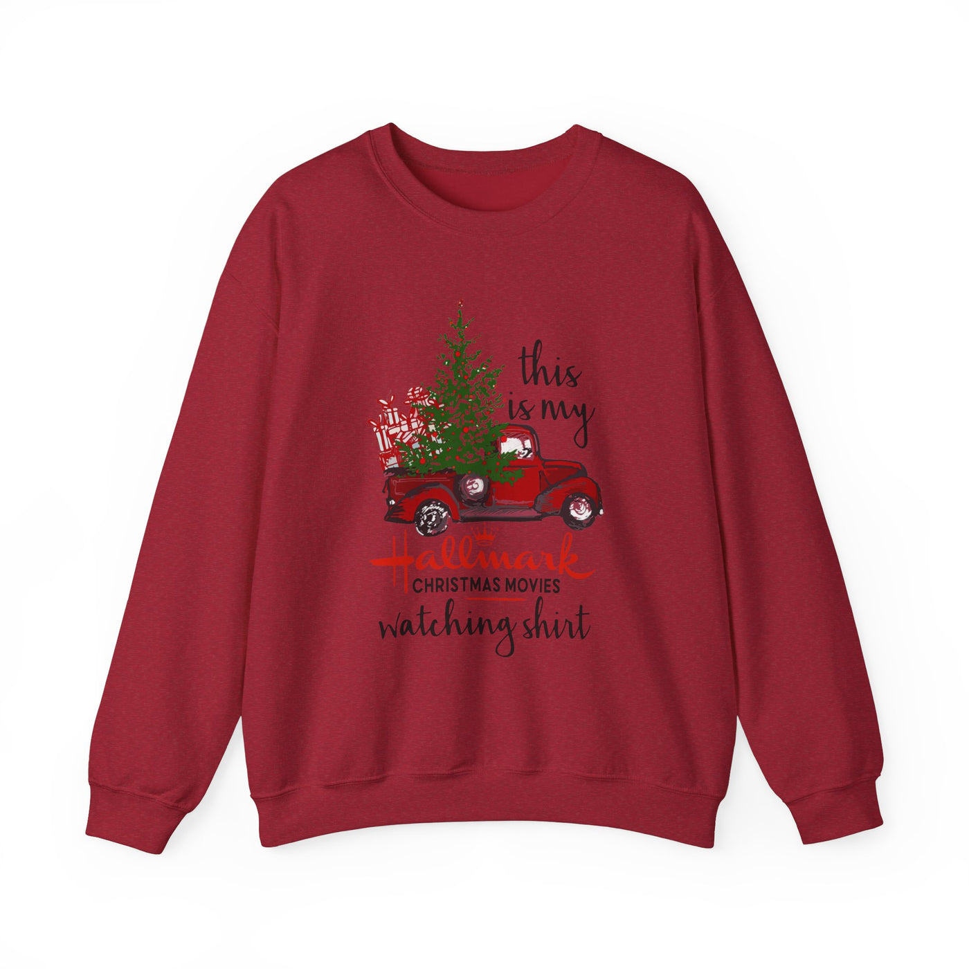 THIS IS MY HALLMARK CHRISTMAS MOVIES WATCHING SHIRT (GILDAN)