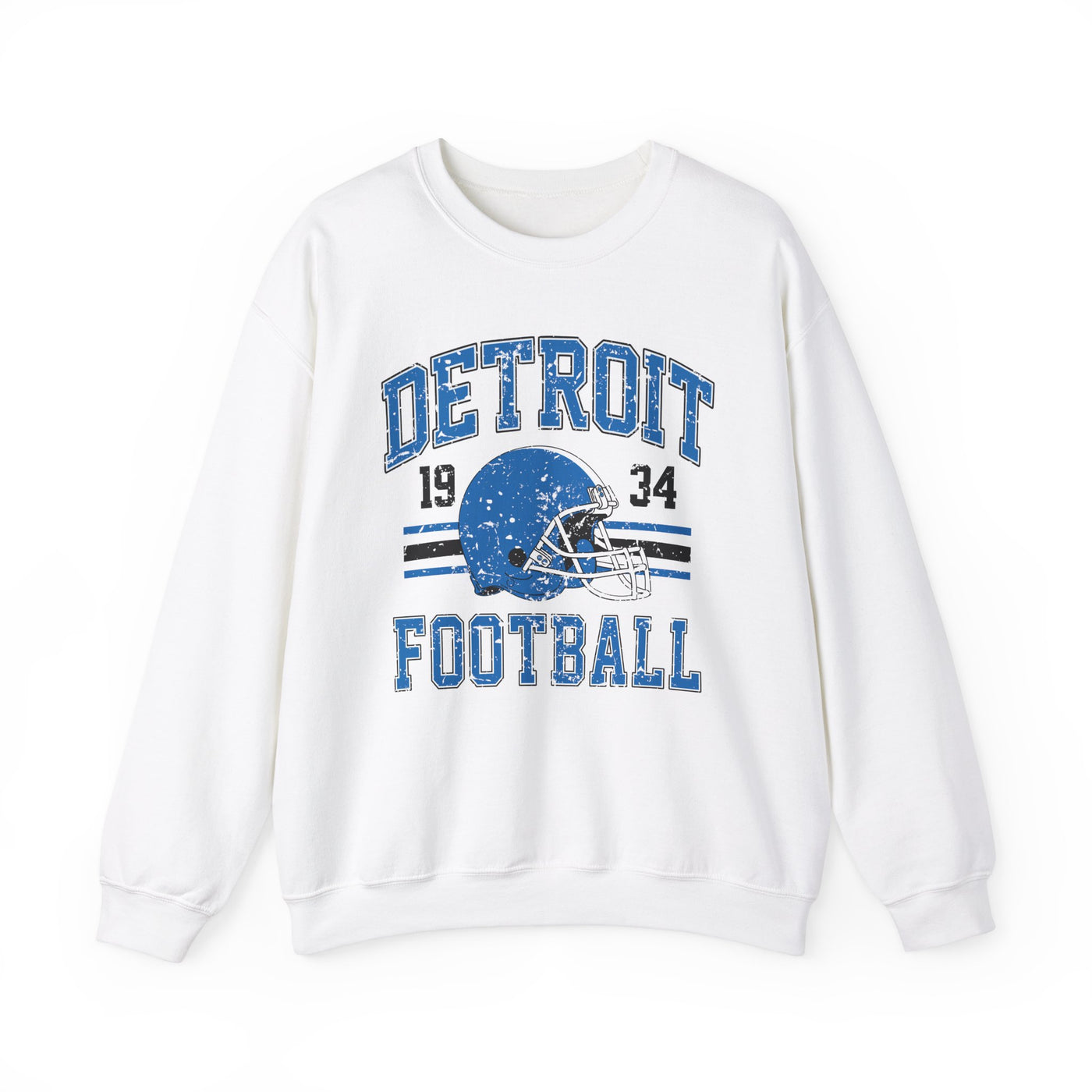 Detroit Football 1934 Distressed Sweatshirt (GILDAN)