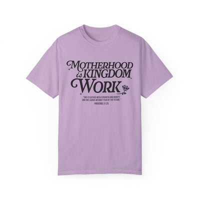 Motherhood Kingdom Psalm T-shirt (Comfort Colors)