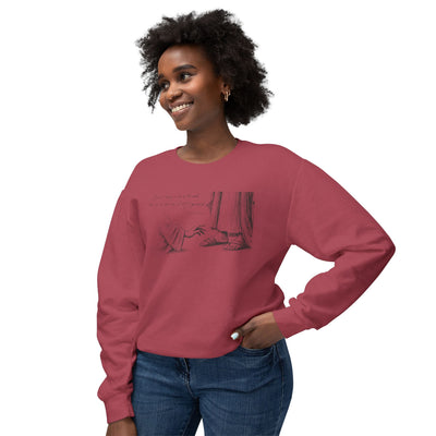 Hem of HIs Garment Graphic Sweatshirt (Comfort Colors)