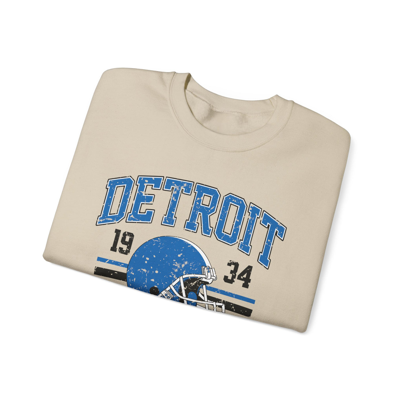 Detroit Football 1934 Distressed Sweatshirt (GILDAN)