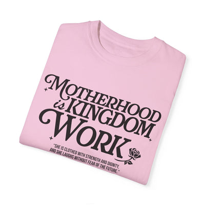 Motherhood Kingdom Psalm T-shirt (Comfort Colors)