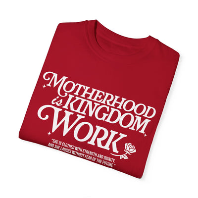 Motherhood Kingdom Psalm T-shirt (Comfort Colors)