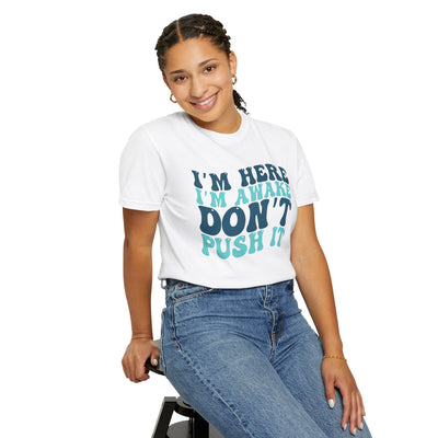 Don't Push It T-Shirt (COMFORT COLORS)