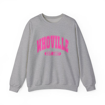 WHOVILLE UNIVERSITY 2 SIDED PRINT SWEATSHIRT (GILDAN)