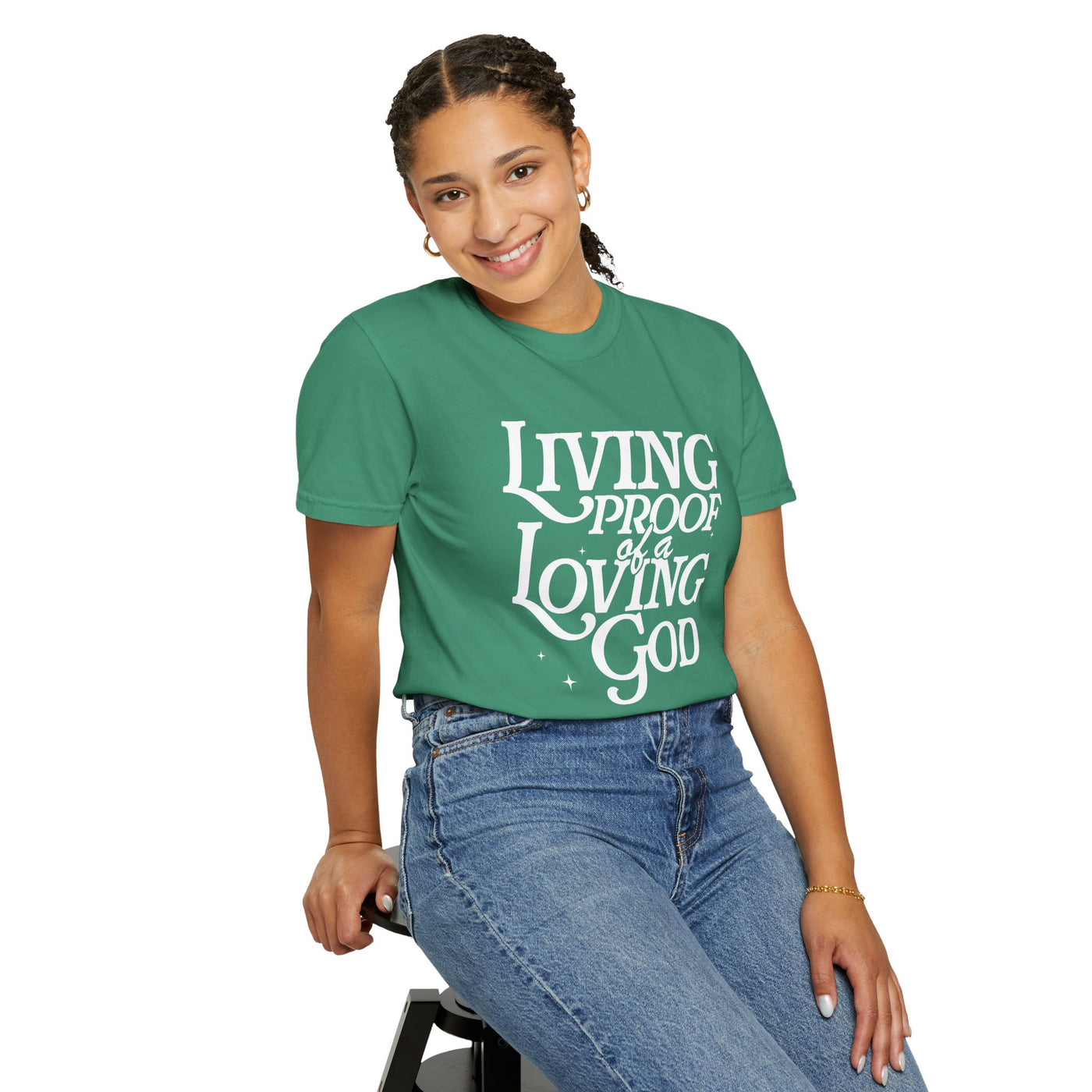 Living Proof of a Loving God Graphic T-shirt (Comfort Colors)