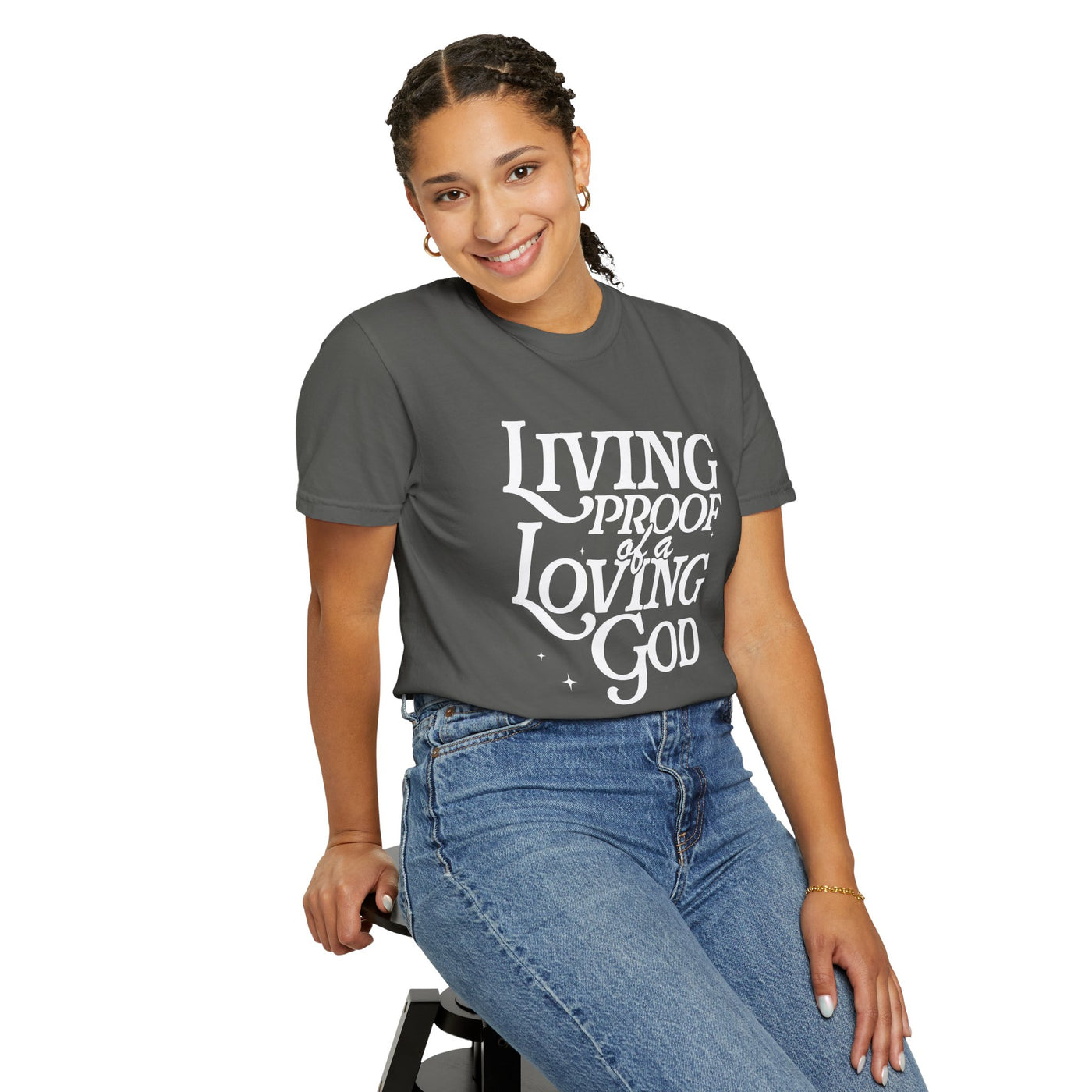 Living Proof of a Loving God Graphic T-shirt (Comfort Colors)