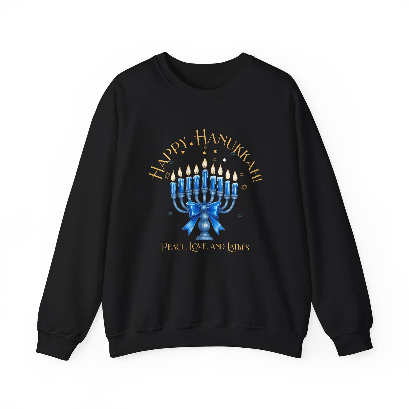 HAPPY HANUKKAH SWEATSHIRT (GILDAN)