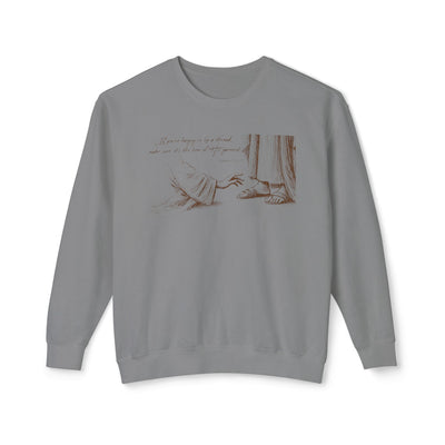 Hem of HIs Garment Graphic Sweatshirt (Comfort Colors)