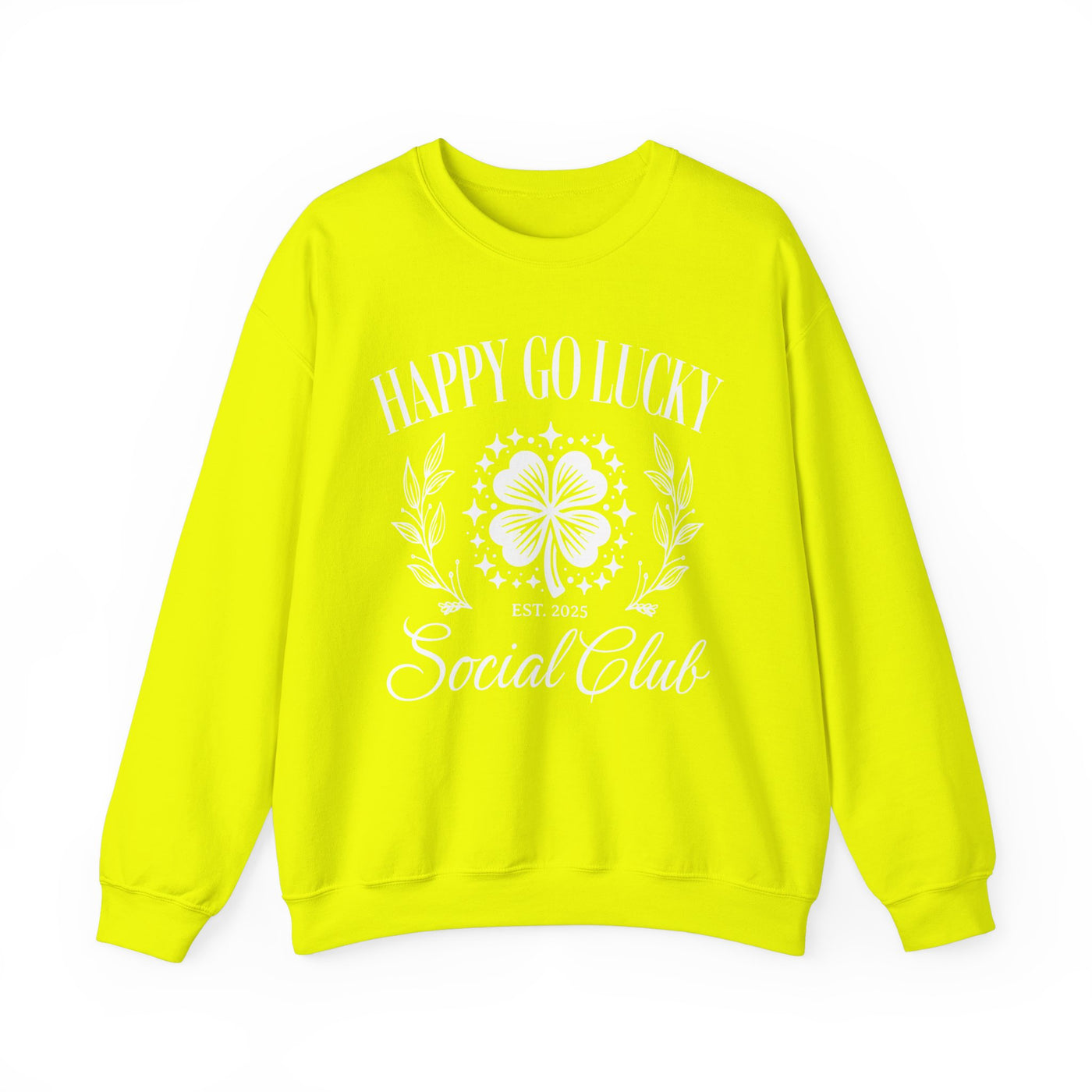 Happy Go Lucky Social Club Sweatshirt (GILDAN)