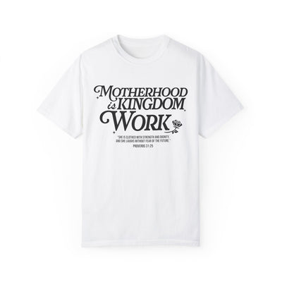 Motherhood Kingdom Psalm T-shirt (Comfort Colors)