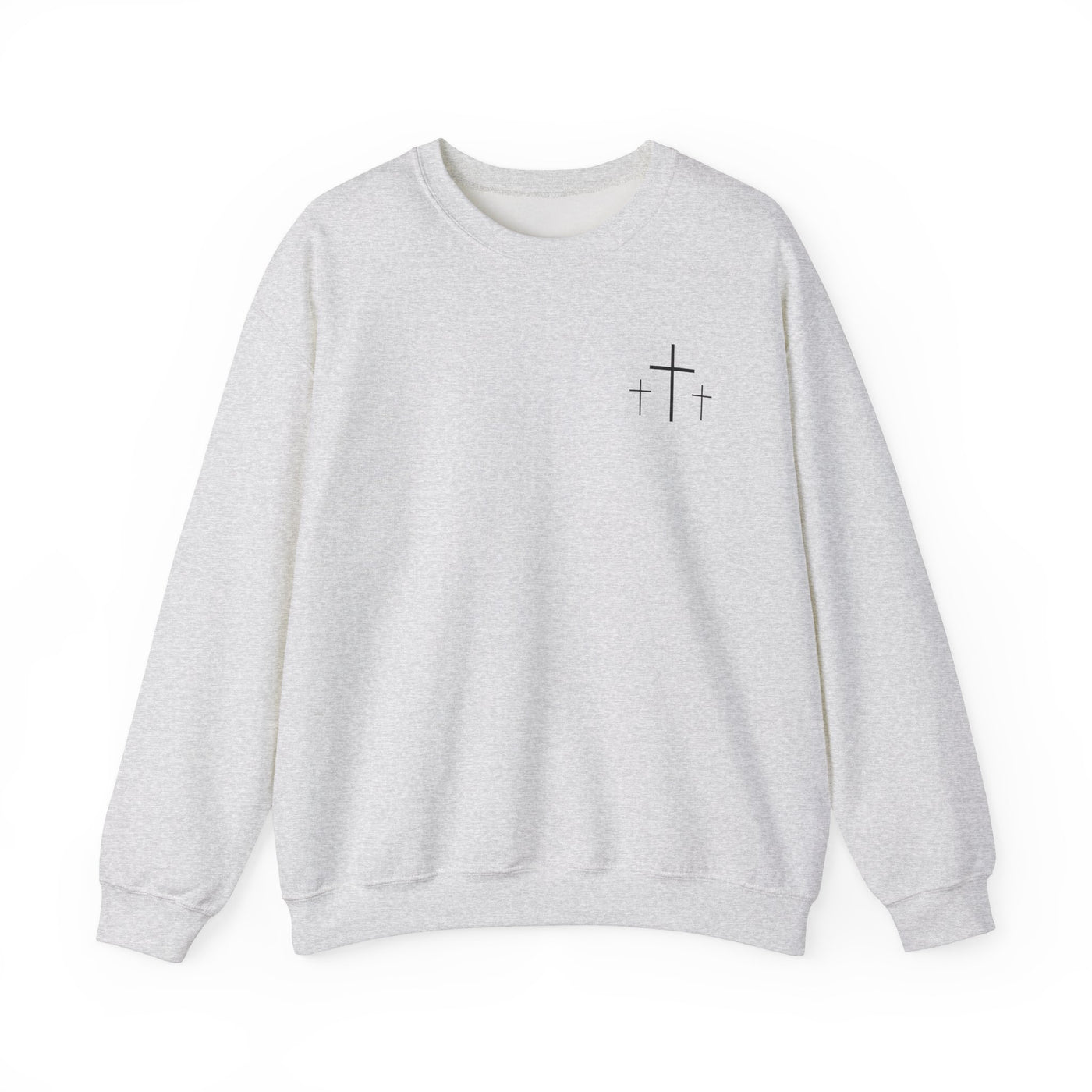 FAITH OVER FEAR SWEATSHIRT 2 SIDED PRINT (GILDAN)