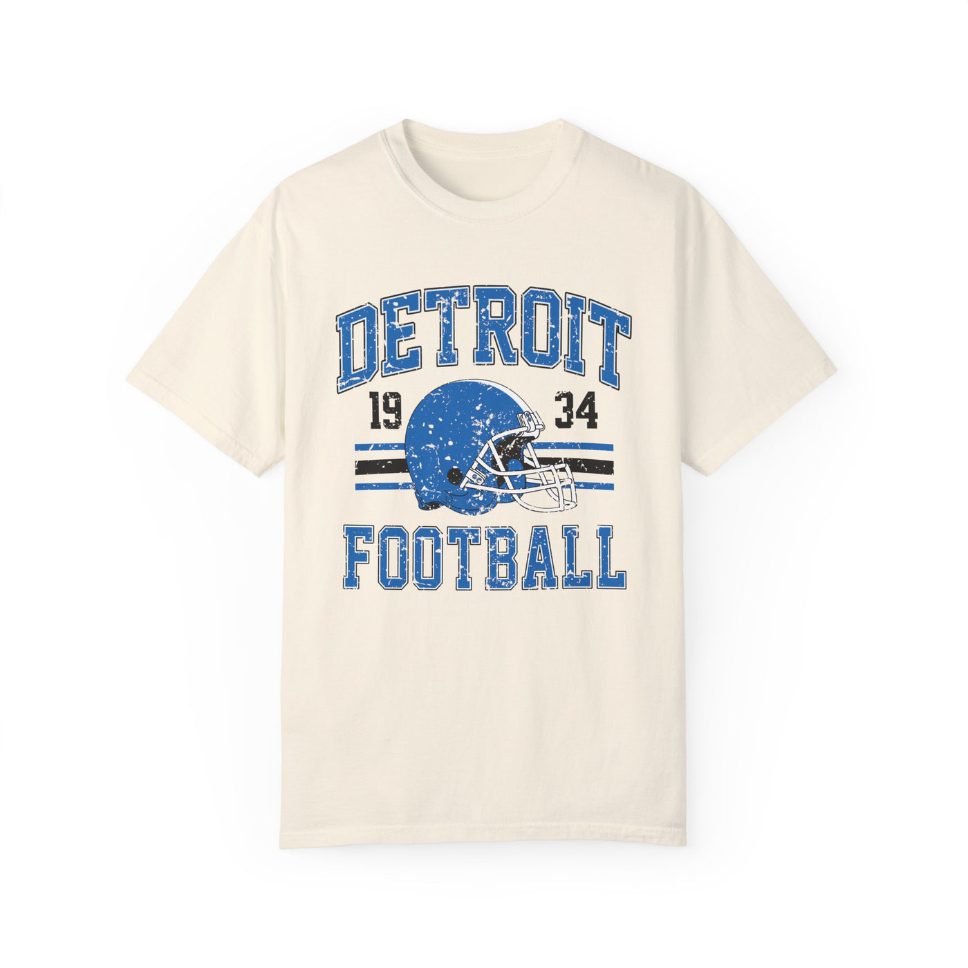 Detroit Football 1934 Distressed T-shirt (Comfort Colors)