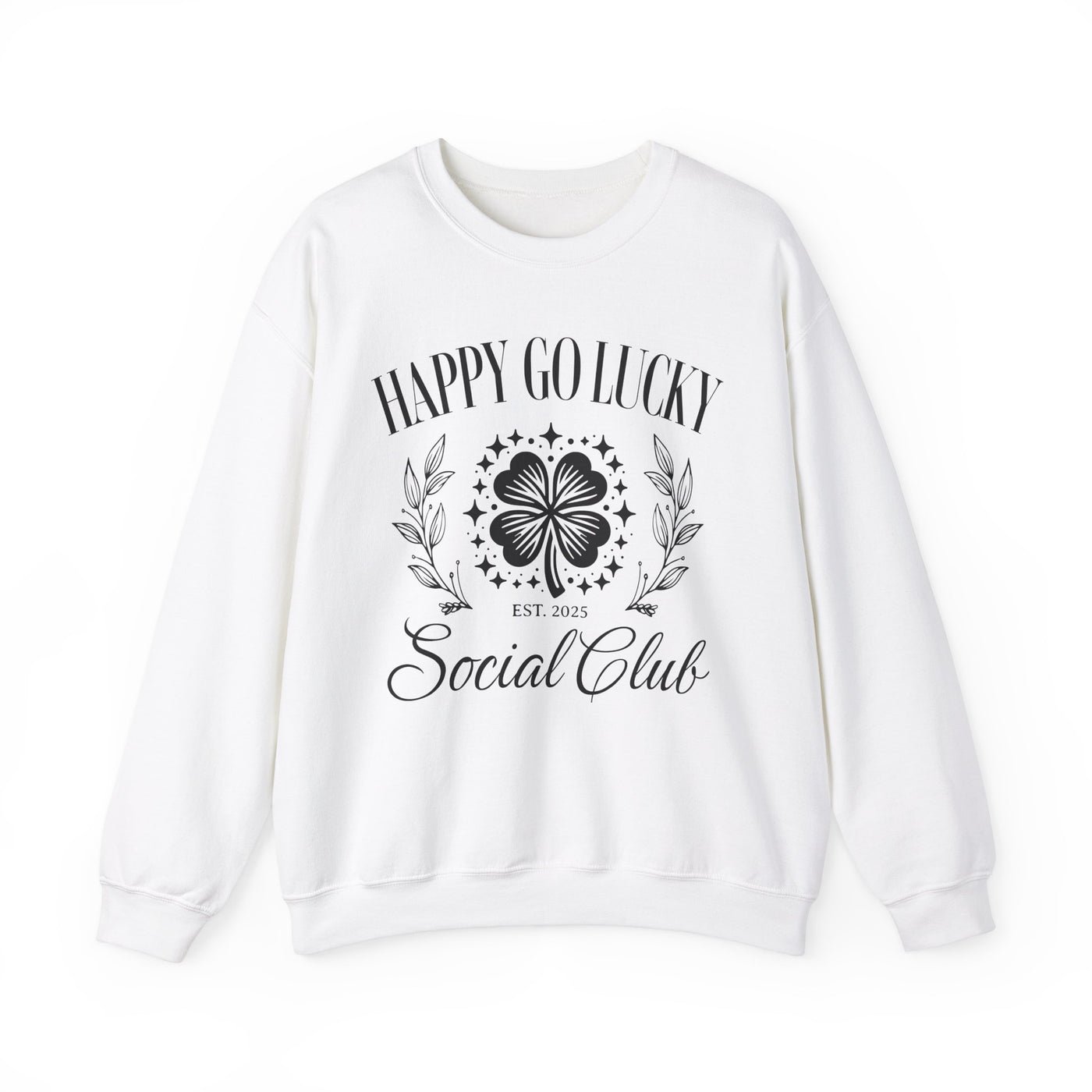 Happy Go Lucky Social Club Sweatshirt (GILDAN)