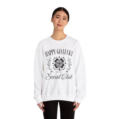 Happy Go Lucky Social Club Sweatshirt (GILDAN)