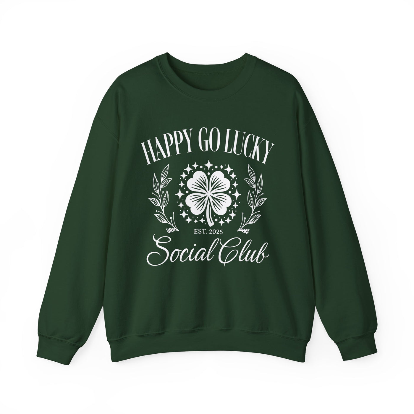 Happy Go Lucky Social Club Sweatshirt (GILDAN)