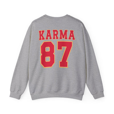 87 Karma 2 Sided Print Sweatshirt (GILDAN)