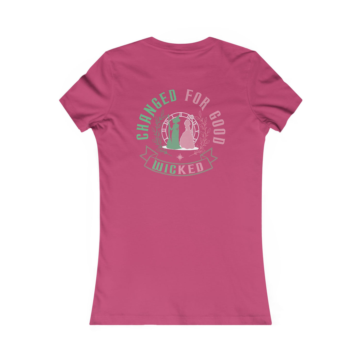 GLINDA 2 SIDED PRINT FITTED TEE (GILDAN)